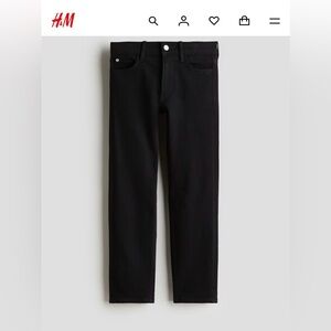 H&M Boys Slim Fit Black Jeans